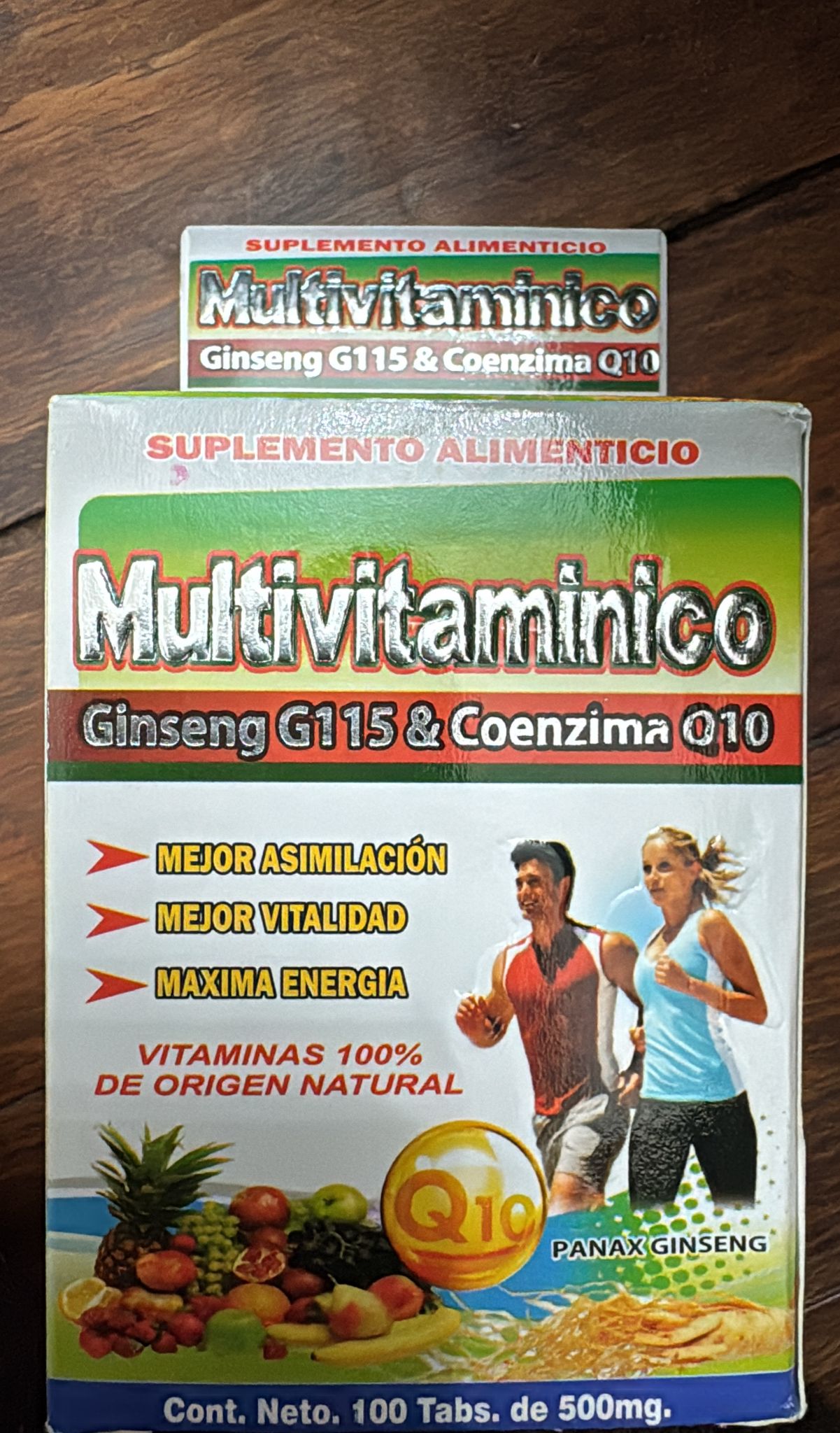 SUPLEMENTO MULTIVITAMINICO GINSENG G115& COENZIMA 10