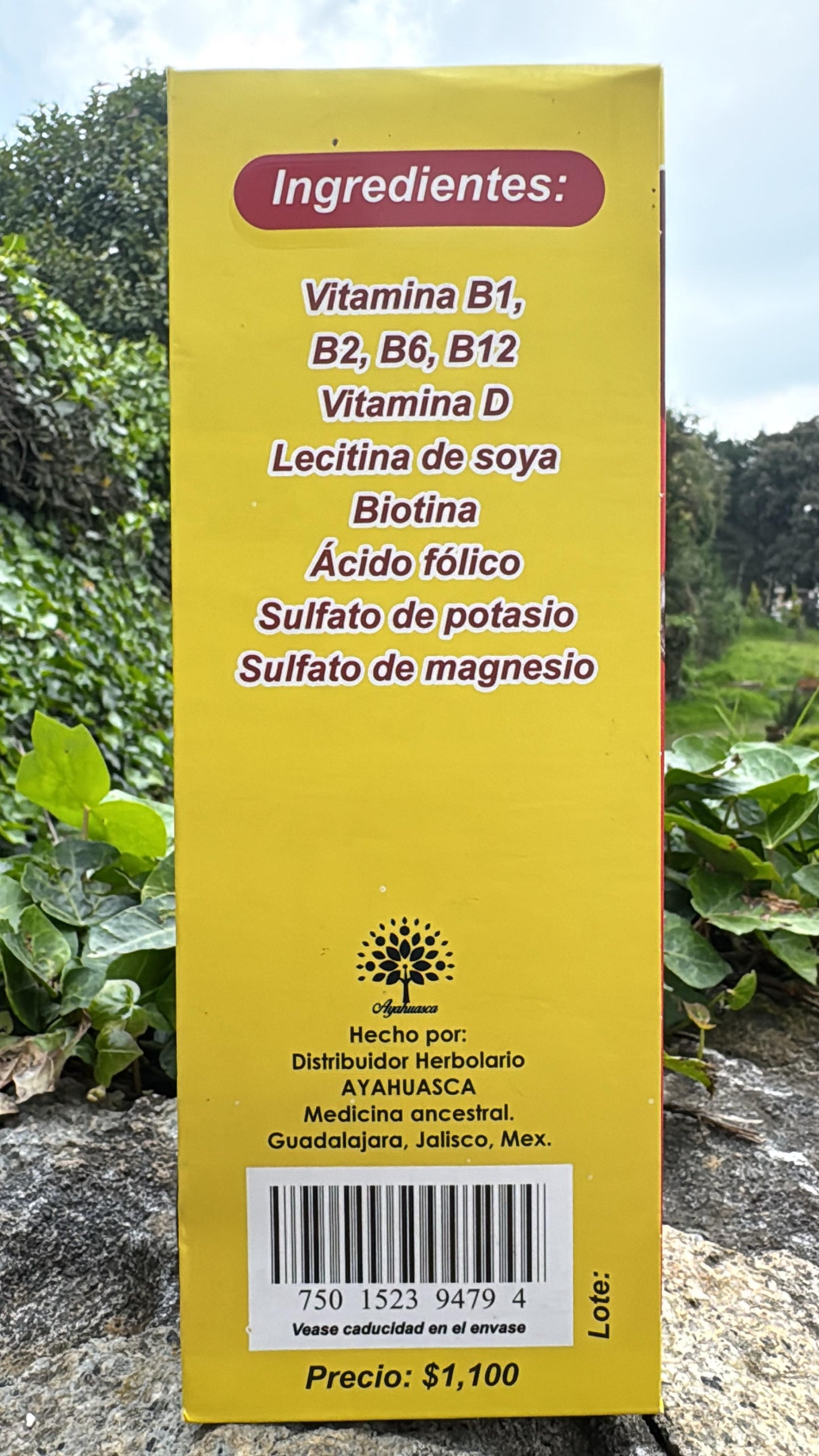TONICO TIAMINAL 50,000 CIANOCOBALAMINA Y TIAMINA 2EN1 HIERRO BRINDA FUERZA Y ENERGIA