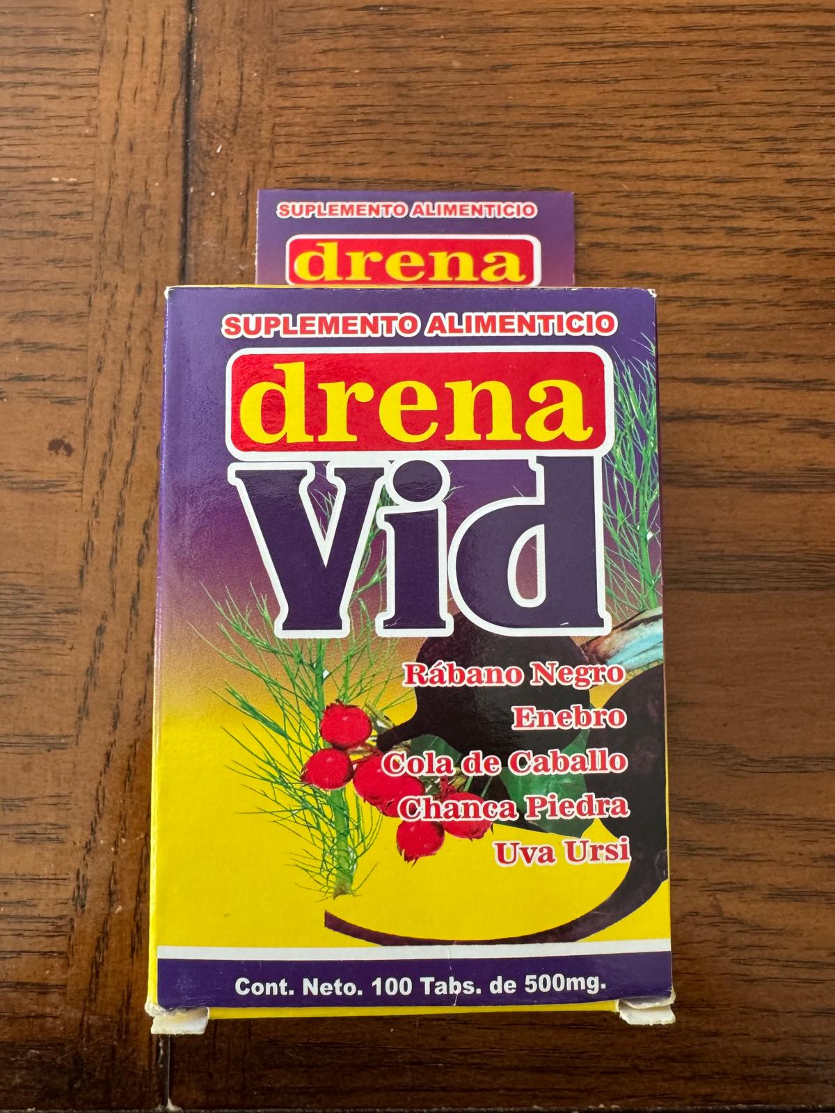SUPLEMENTO ALIMENTICIO DRENA VID