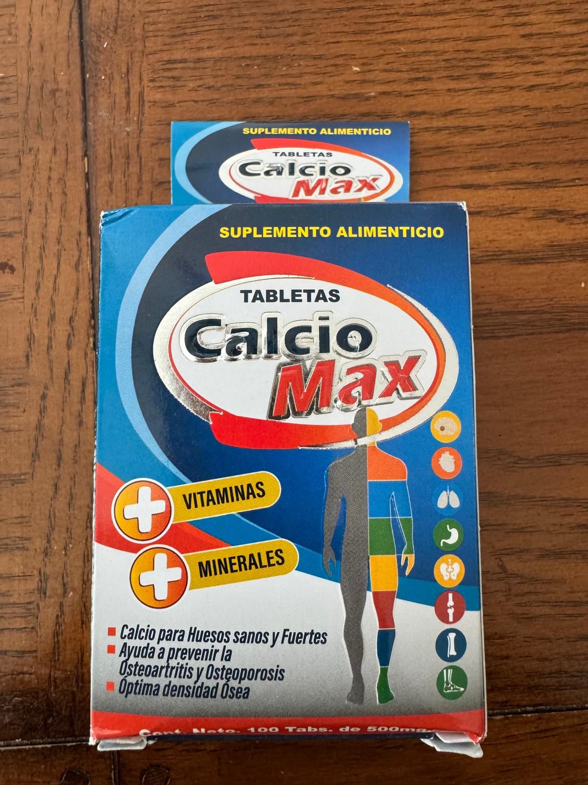 SUPLEMENTO ALIMENTICIO DE CALCIO MAX