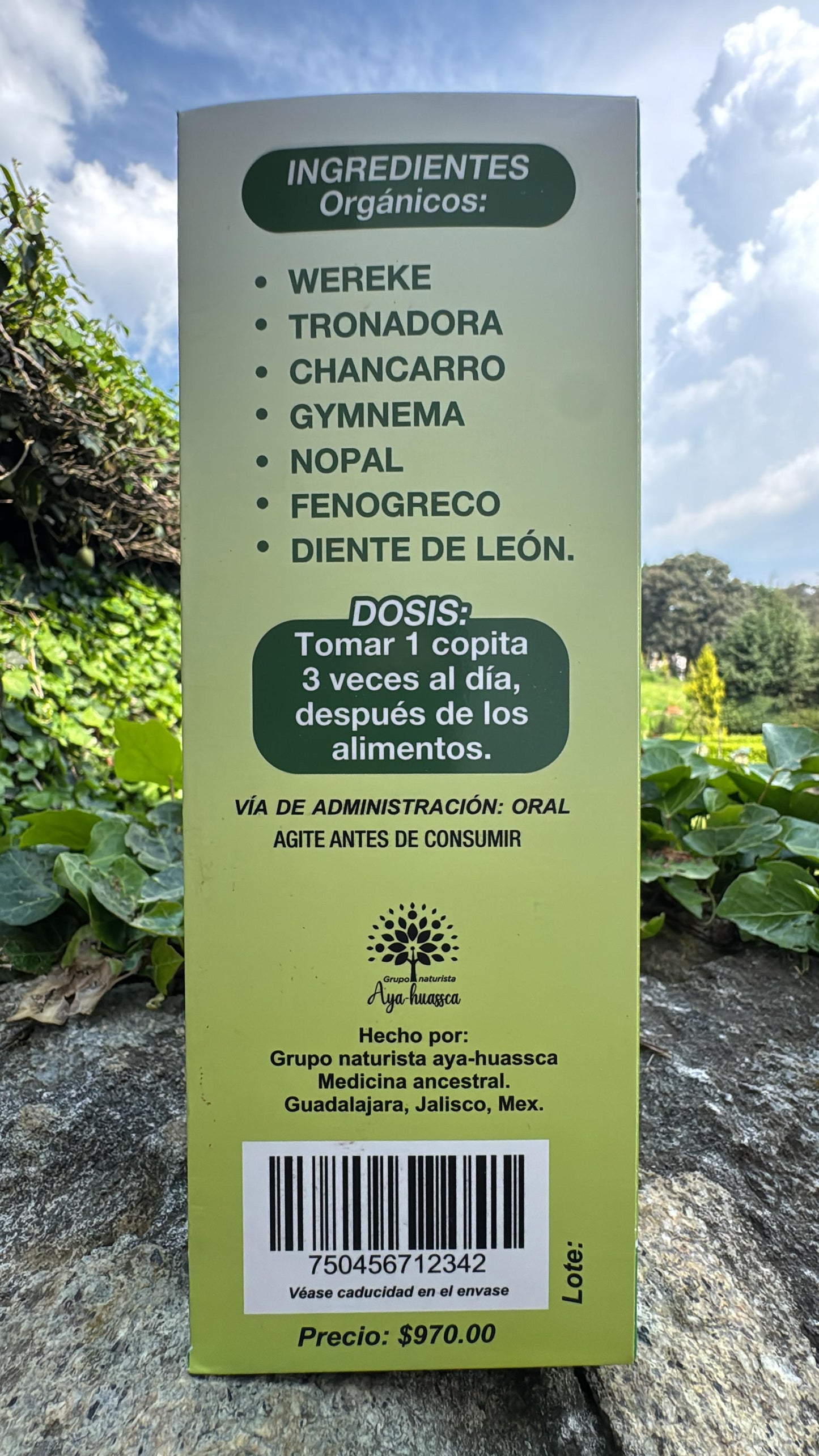 TONICO PARA EL CONTROL DE LA DIABETES
