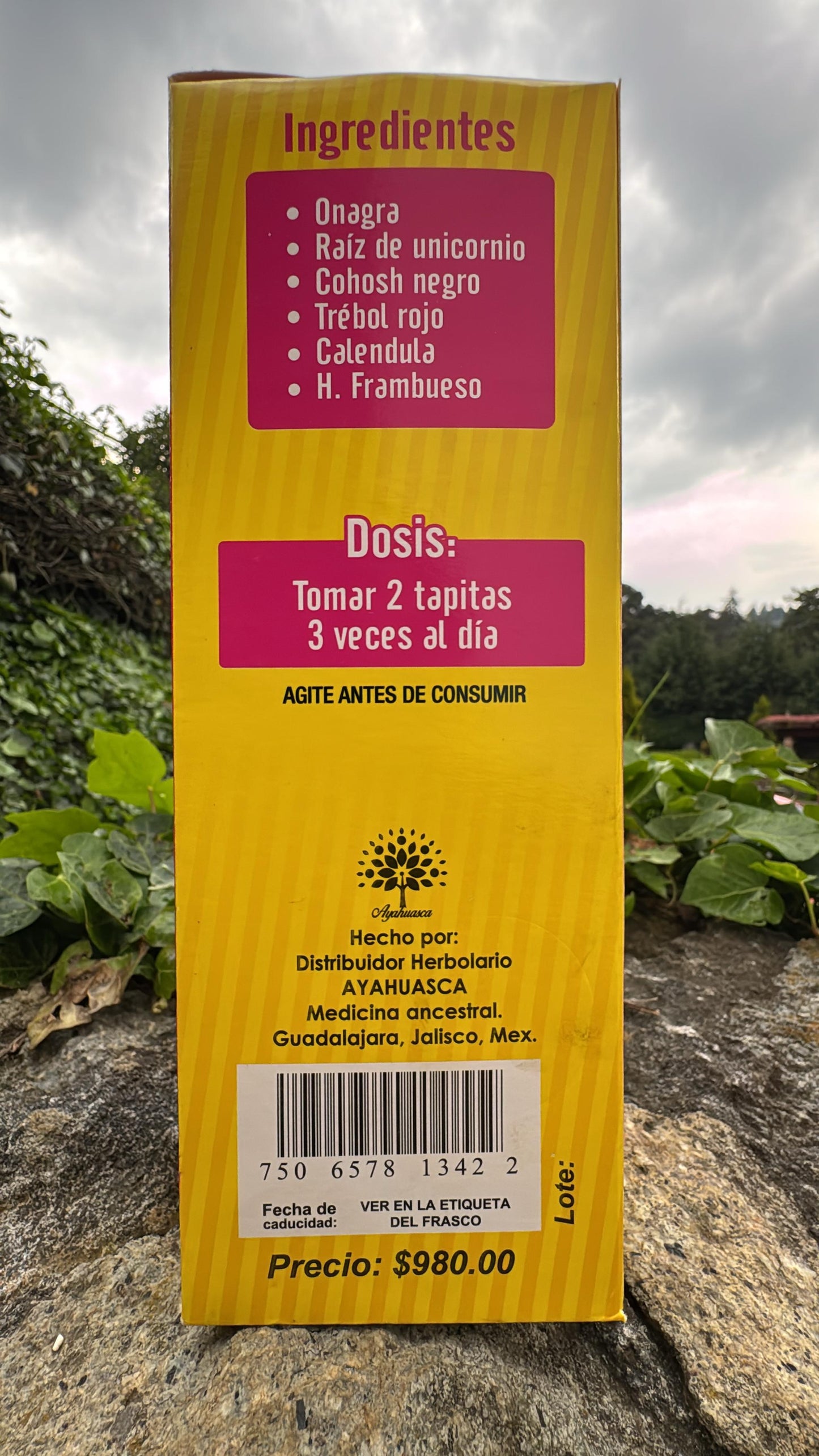 TONICO CUERPO AMARILLO COLICOS Y PROBLEMAS MENSTRUALES