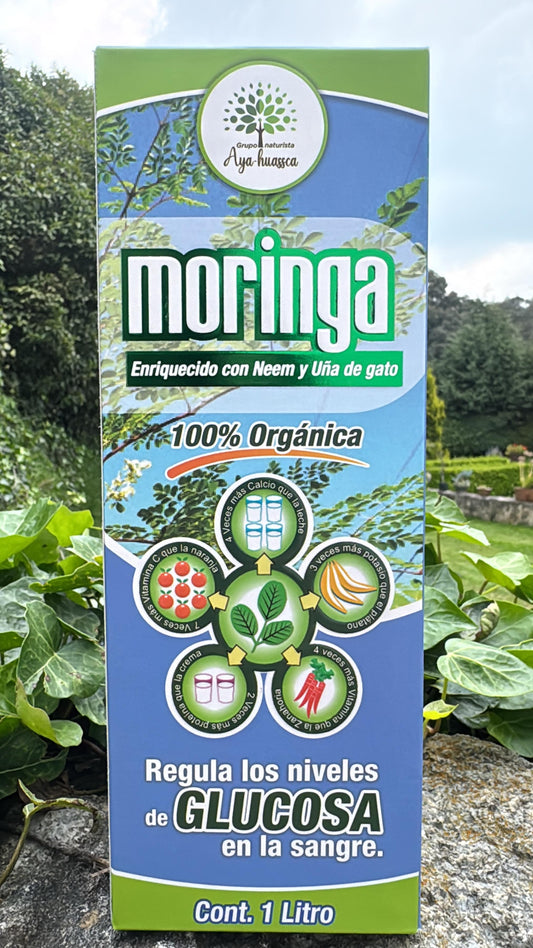 TONICO DE MORINGA ENRIQUECIDO CON NEEM Y UNA DE GATO REGULA LOS NIVELES DE GLUCOSA EN LA SANGRE