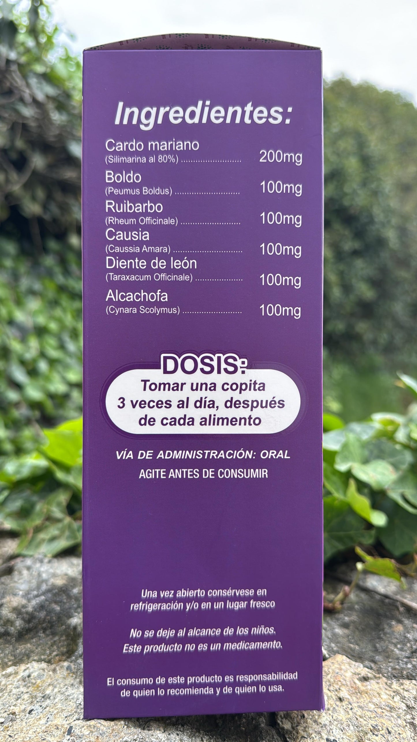 TONICO EL MAS POTENTE HEPATOPROTECTOR CHARDON DE MARIE