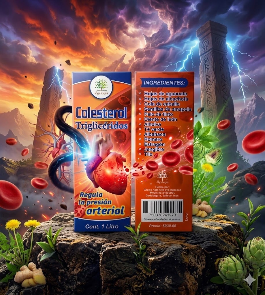 TONICO PARA EL COLESTEROL Y TRIGLICERIDOS
