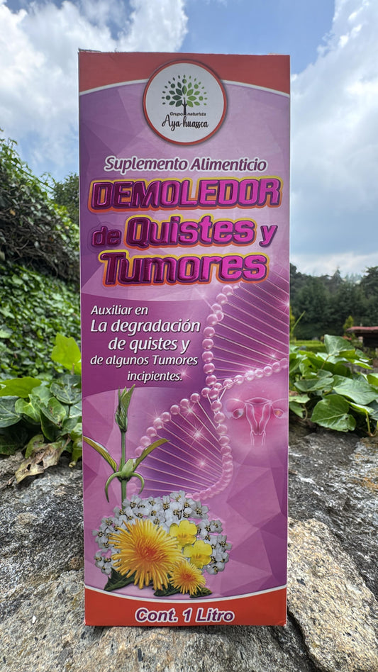 SUPLEMENTO ALIMENTICIO DEMOLEDOR DE QUISTES Y TUMORES